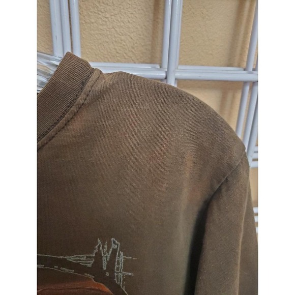 Y2k Brown dirt bike graphic tee - Picture 5 of 7